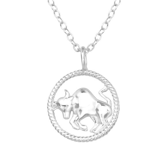 Sterling Silver Taurus Necklace - Picture 1 of 1